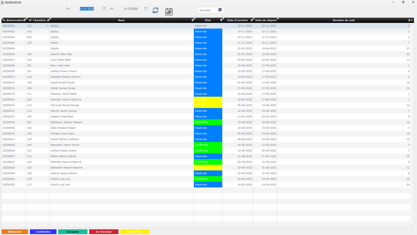 برنامج تسيير الفنادق