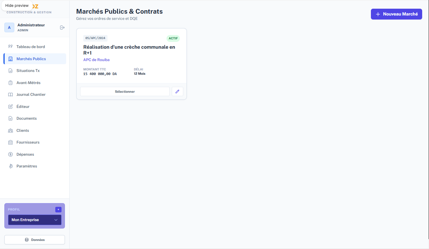 Gtestion des situation btp