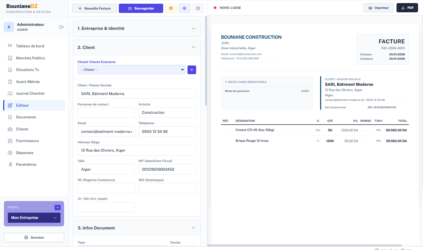 Gtestion des situation btp