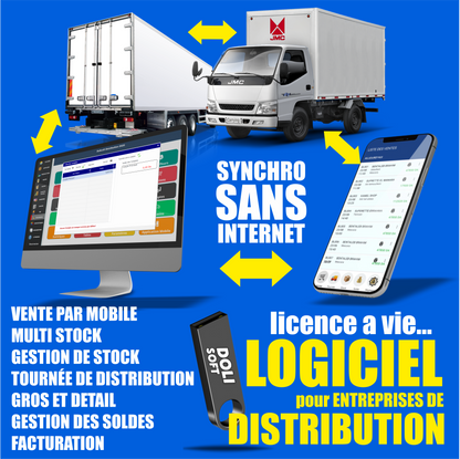 Dolisoft Distribution2025 — Simple, rapide et conçu pour l’Algérie