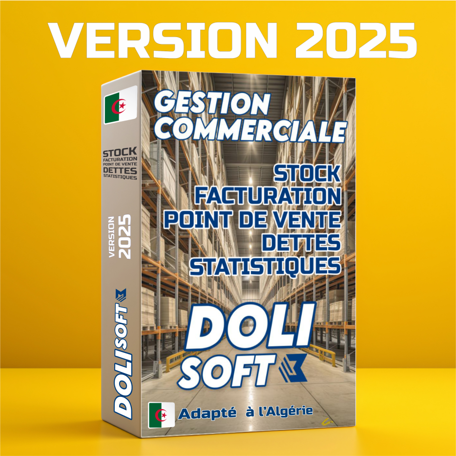 Dolisoft PRO – Logiciel de Gestion Commerciale Algérien (Licence à vie) (Copie)