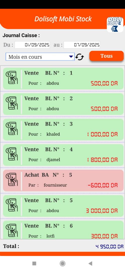 Dolisoft PRO – أقوى برنامج لمؤسستك أو متجرك PROMO version mobile