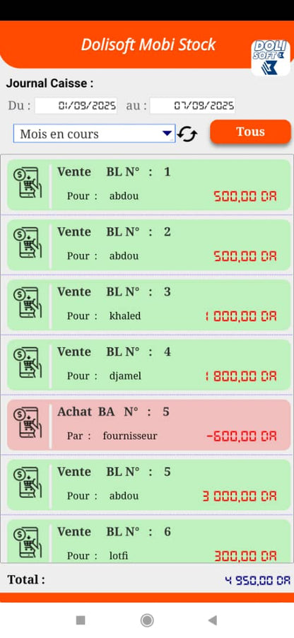 Dolisoft PRO – أقوى برنامج لمؤسستك أو متجرك PROMO version mobile