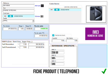 PROMO Dolisoft Logiciel de gestion pour boutiques de téléphonie et électronique